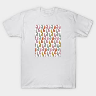 Abstract Bird Pattern T-Shirt